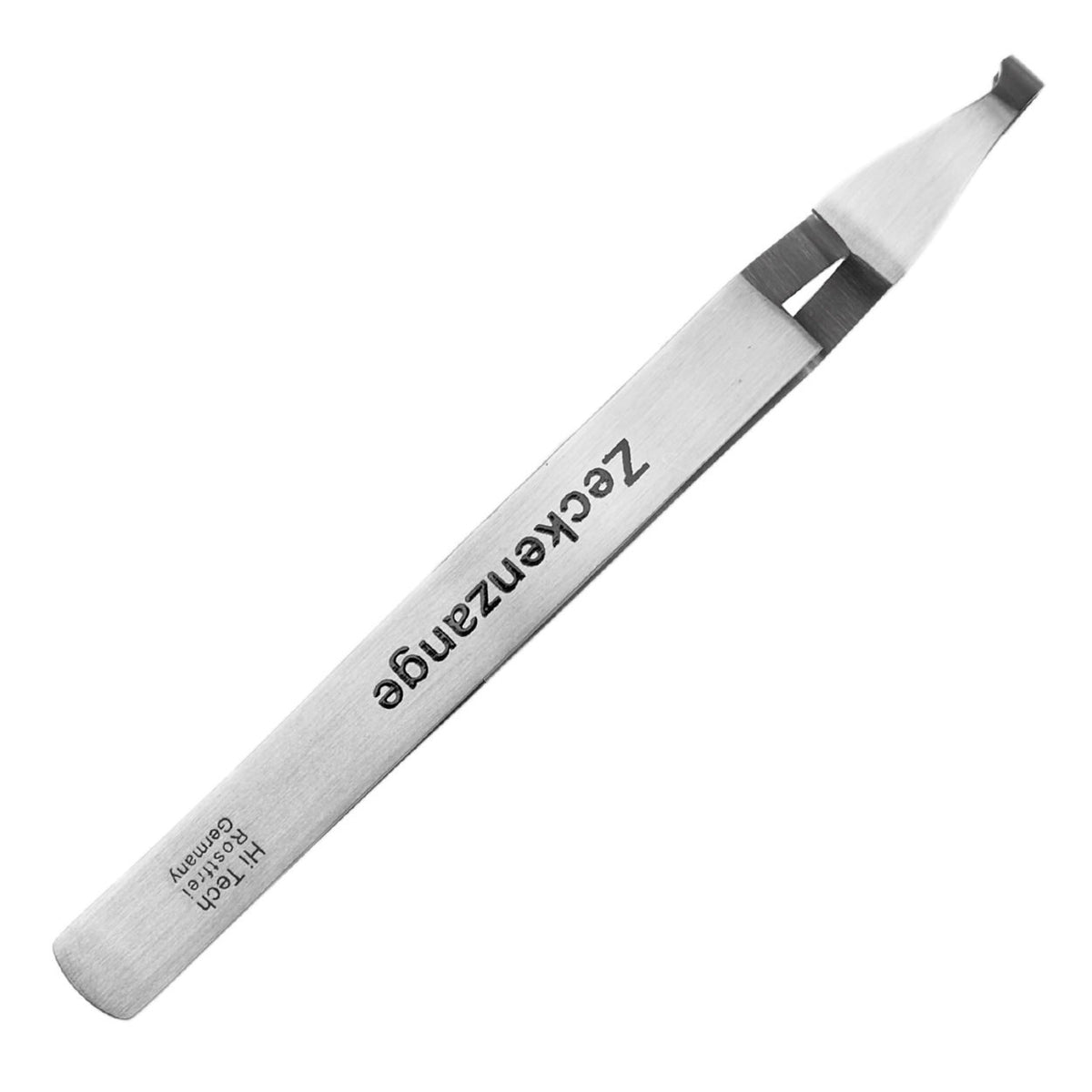 Zeckenpinzette Aus Edelstahl Mit Etui – Gebogene Spitze, 11,5 Cm, Für Hunde, Katzen & Haustiere