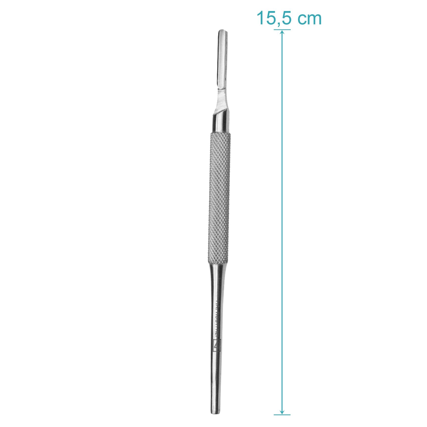 May Fußpflege-Skalpellgriff, 15,5 Cm, Aus Edelstahl – Für Hohlmeißelklingen Zur Hornhautentfernung